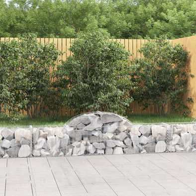 Arched Gabion Basket 78.7"x11.8"x15.7"/23.6" Galvanized Iron