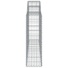 Arched Gabion Basket 78.7"x11.8"x39.4"/47.2" Galvanized Iron