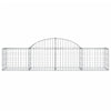 Arched Gabion Basket 78.7"x19.7"x15.7"/23.6" Galvanized Iron