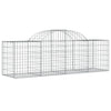 Arched Gabion Basket 78.7"x19.7"x23.6"/31.5" Galvanized Iron