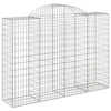 Arched Gabion Basket 78.7"x19.7"x55.1"/63" Galvanized Iron
