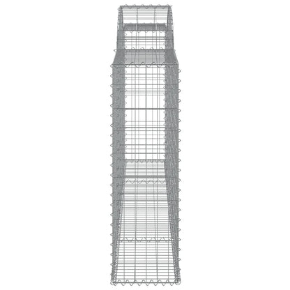 Arched Gabion Basket 300x30x100/120 cm Galvanised Iron