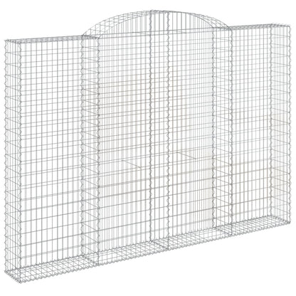 Arched Gabion Basket 300x30x200/220 cm Galvanised Iron