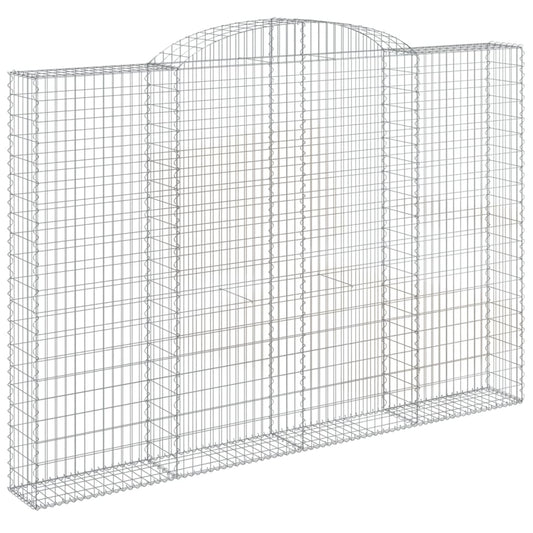 Arched Gabion Basket 300x30x200/220 cm Galvanised Iron