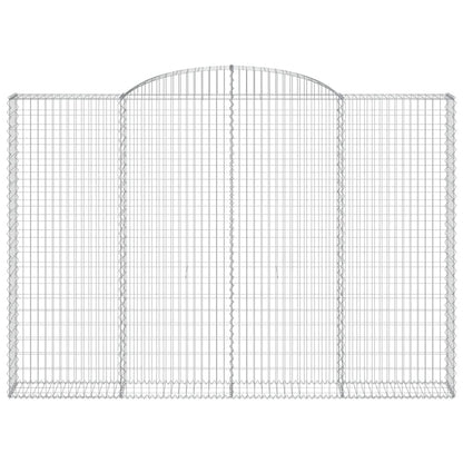 Arched Gabion Basket 300x30x200/220 cm Galvanised Iron