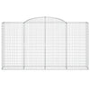 Arched Gabion Basket 300x50x160/180 cm Galvanised Iron