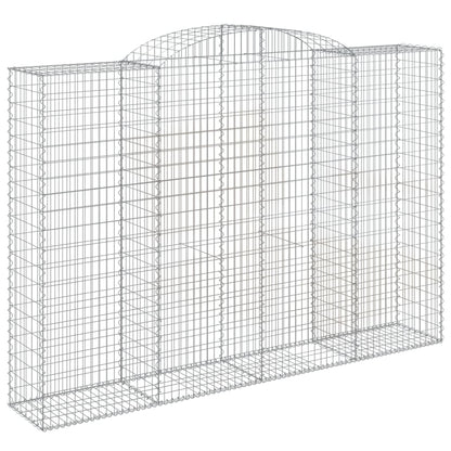 Arched Gabion Basket 300x50x200/220 cm Galvanised Iron