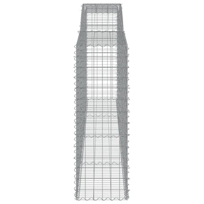 Arched Gabion Basket 400x50x140/160 cm Galvanised Iron