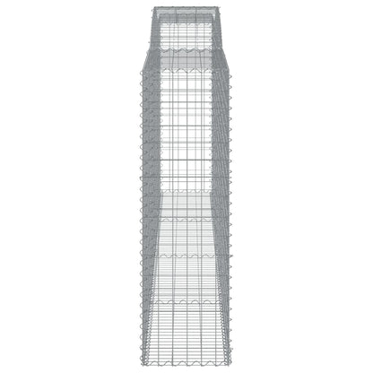 Arched Gabion Basket 400x50x160/180 cm Galvanised Iron