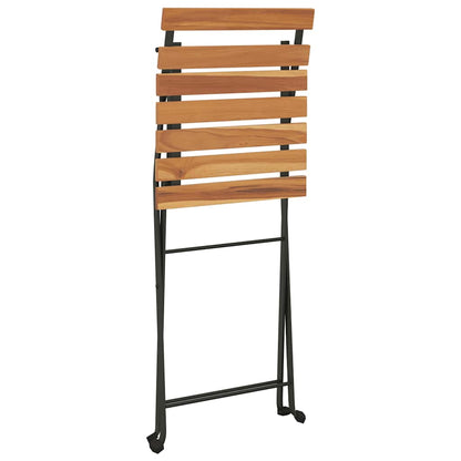 Folding Bistro Set | Natural wood | Solid acacia wood | Standard