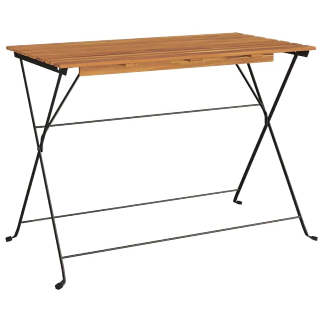 Folding Bistro Set | Natural wood | Solid acacia wood | Standard