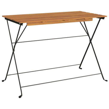 Folding Bistro Set | Natural wood | Solid acacia wood | Standard
