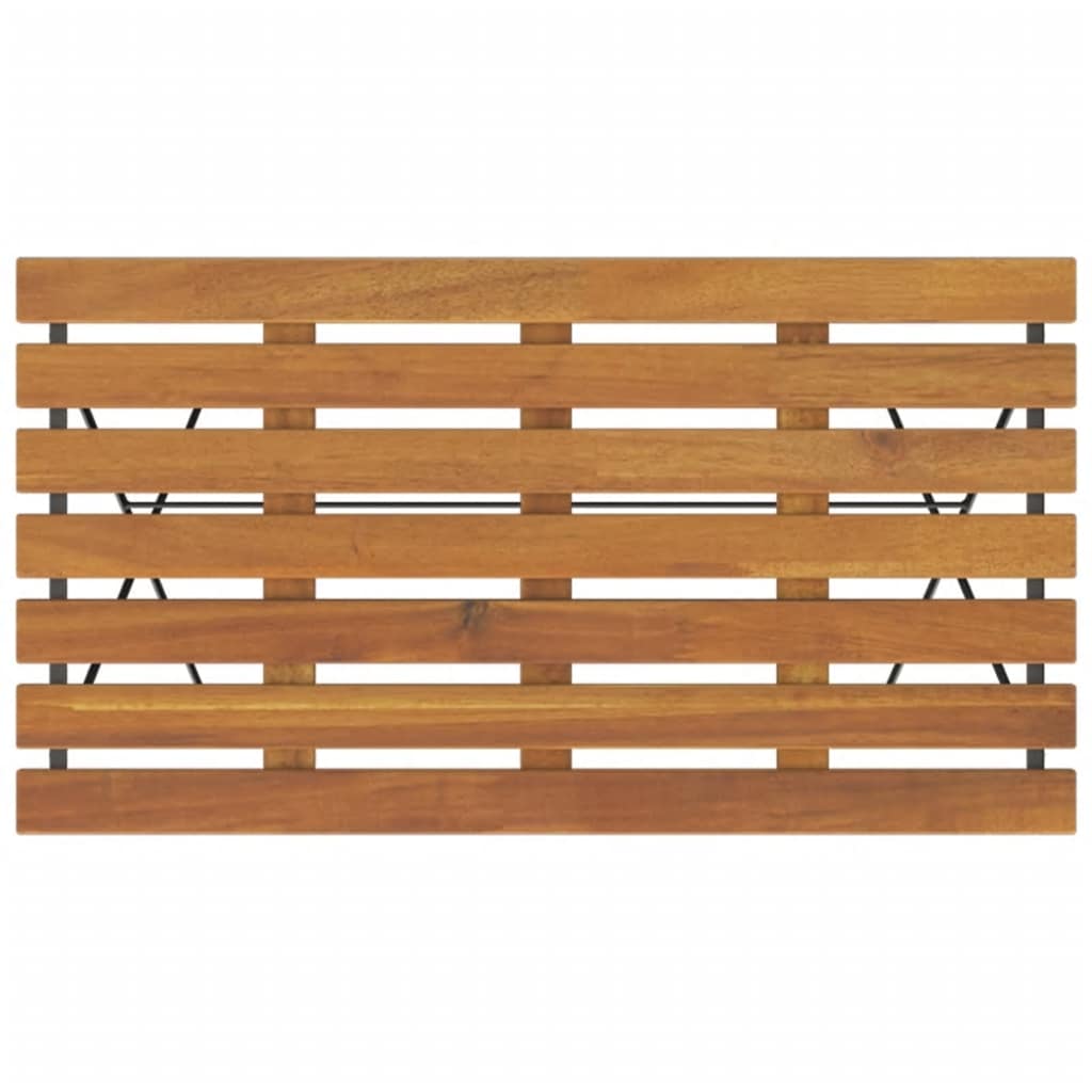 Folding Bistro Set | Natural wood | Solid acacia wood | Standard