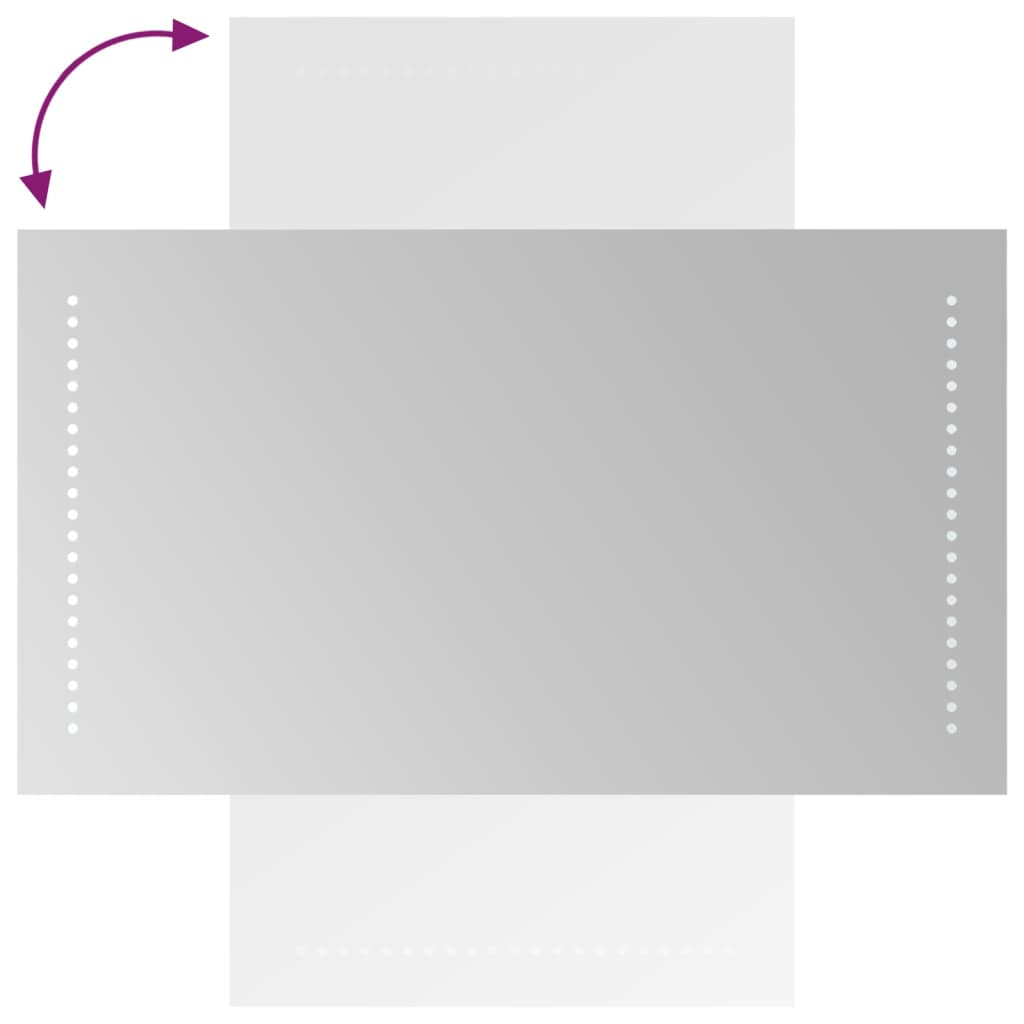 LED Bathroom Mirror 40x70 cm