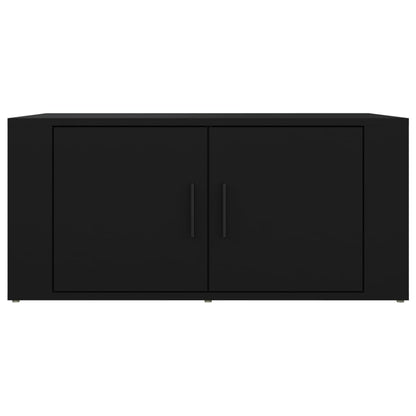 Coffee Table Black 80x50x36 cm Engineered Wood