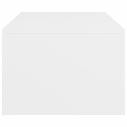 Coffee Table White 100x50.5x35 cm Engineered Wood