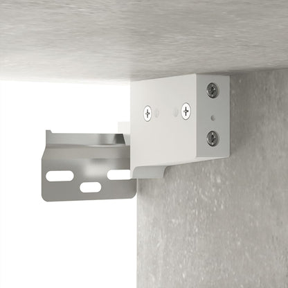 Wall Mounted TV Cabinet Concrete Grey 80x34,5x40 cm