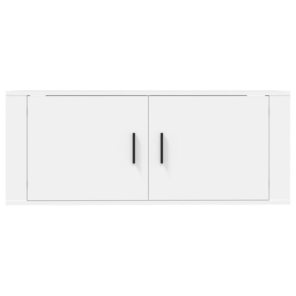Wall Mounted TV Cabinet White 100x34,5x40 cm