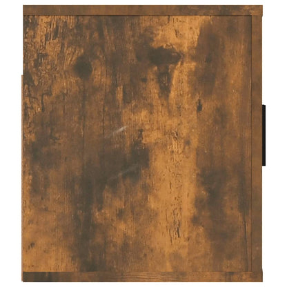 Wall Mounted TV Cabinet Smoked Oak 100x34,5x40 cm