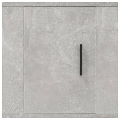2 Piece Wall-mounted TV Cabinet Set Concrete Grey 40x34,5x40 cm