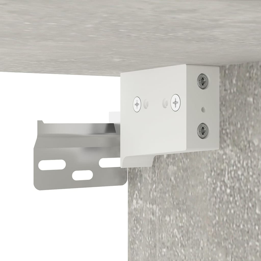 2 Piece Wall-mounted TV Cabinet Set Concrete Grey 40x34,5x40 cm