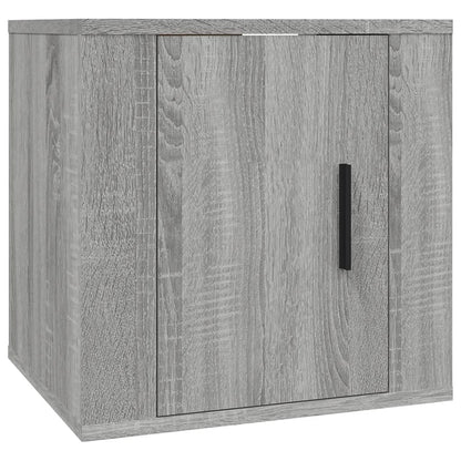 2 Piece Wall-mounted TV Cabinet Set Grey Sonoma 40x34,5x40 cm