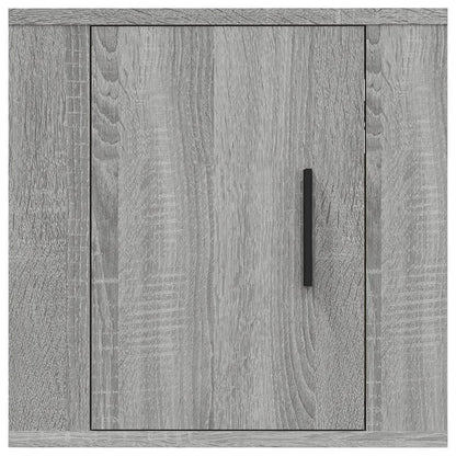 2 Piece Wall-mounted TV Cabinet Set Grey Sonoma 40x34,5x40 cm