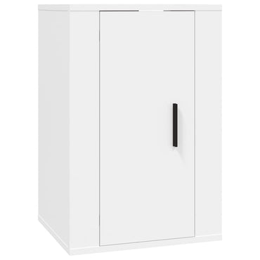 Wall Mounted TV Cabinet White 40x34.5x60 cm