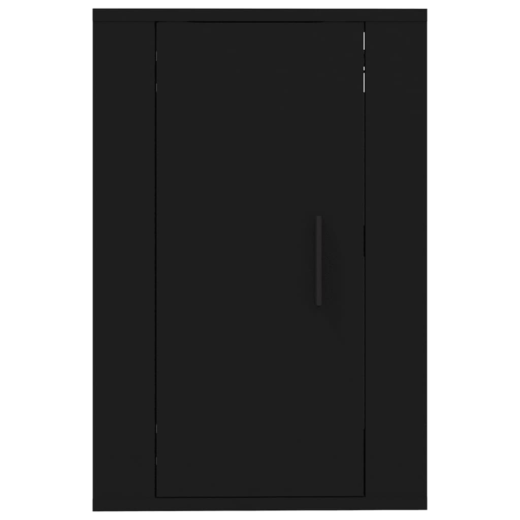 Wall Mounted TV Cabinet Black 40x34.5x60 cm