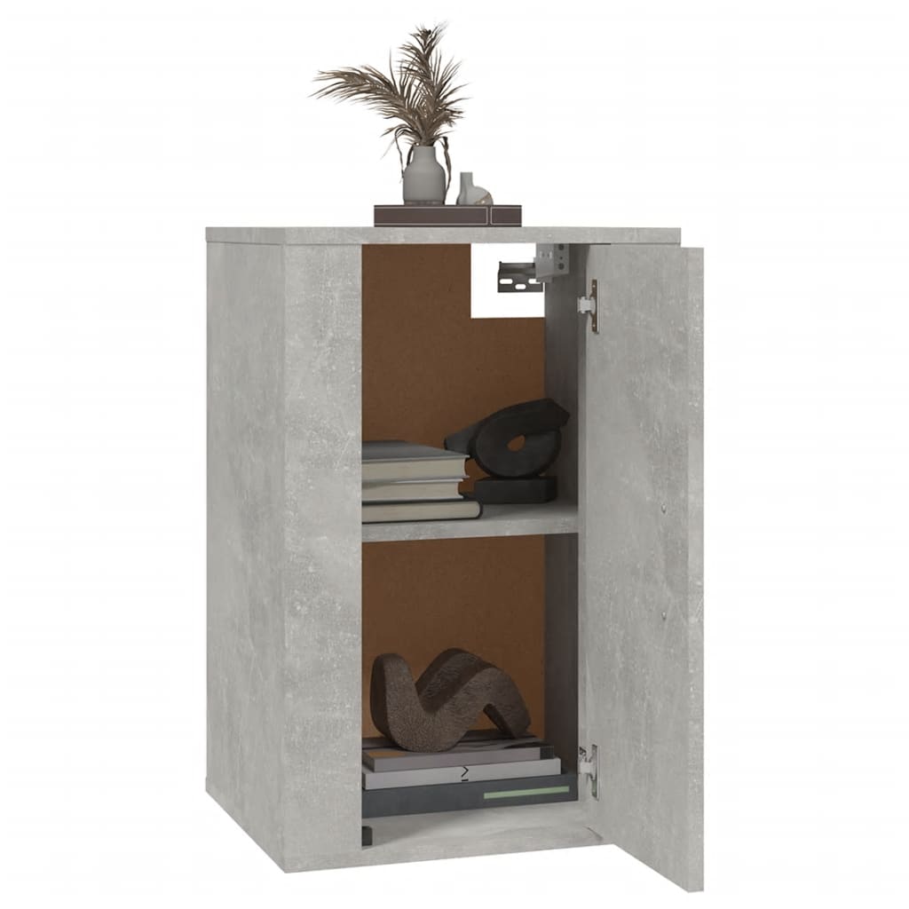 Wall Mounted TV Cabinet Concrete Grey 40x34,5x60 cm
