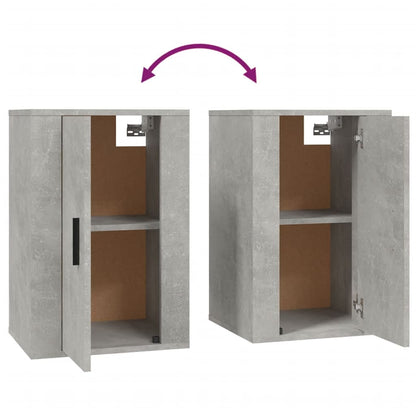 Wall Mounted TV Cabinet Concrete Grey 40x34,5x60 cm