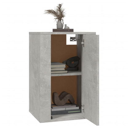 2 Piece Wall-mounted TV Cabinet Set Concrete Grey 40x34,5x60 cm