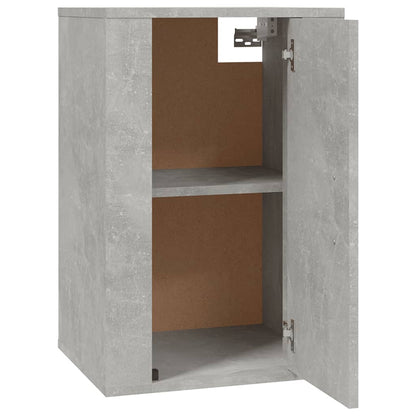 2 Piece Wall-mounted TV Cabinet Set Concrete Grey 40x34,5x60 cm