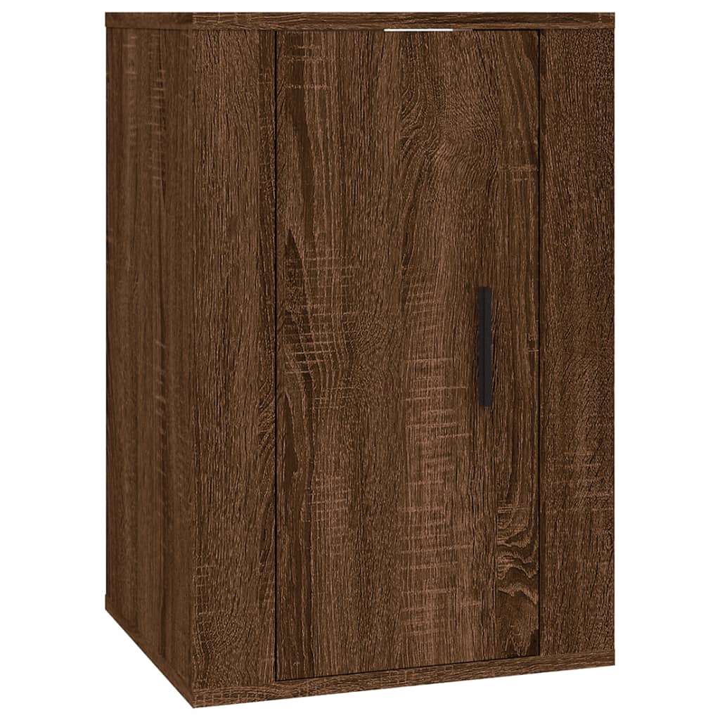 Wall Mounted TV Cabinet Brown Oak 40x34,5x60 cm
