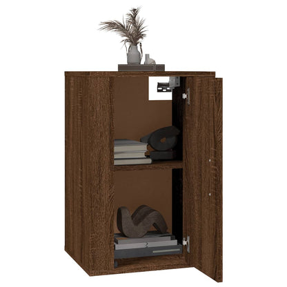 Wall Mounted TV Cabinet Brown Oak 40x34,5x60 cm