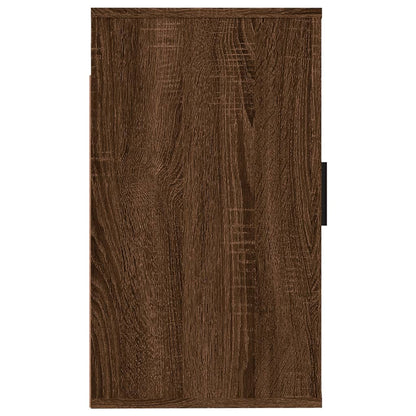 Wall Mounted TV Cabinet Brown Oak 40x34,5x60 cm