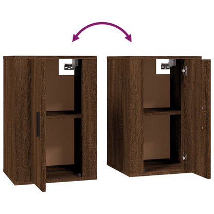 Wall Mounted TV Cabinet Brown Oak 40x34,5x60 cm