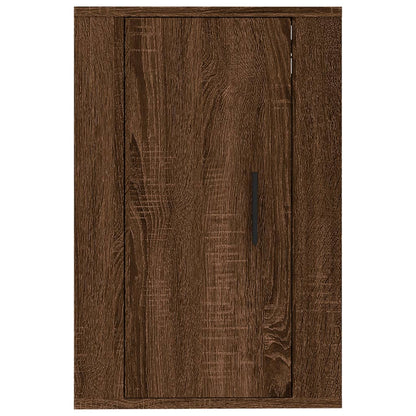 2 Piece Wall-mounted TV Cabinet Set Brown Oak 40x34,5x60 cm