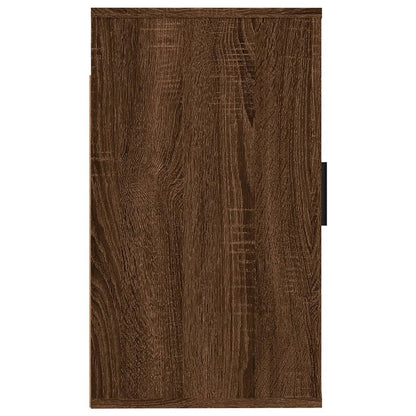 2 Piece Wall-mounted TV Cabinet Set Brown Oak 40x34,5x60 cm