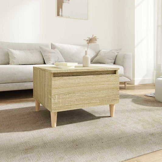 Side Table Sonoma Oak 50x46x35 cm Engineered Wood