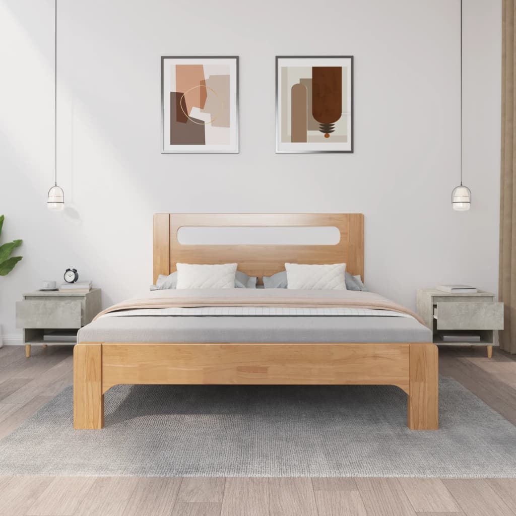 Bedside Tables 2 pcs Concrete Grey 50x46x50 Engineered Wood
