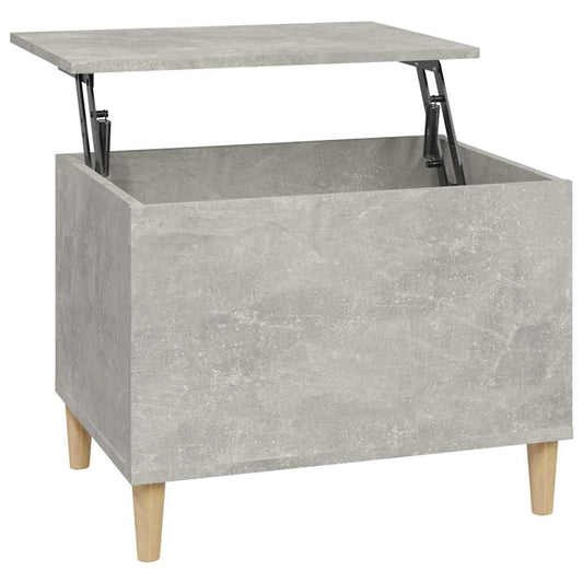 Coffee Table Concrete Grey 60x44,5x45 cm Engineered Wood