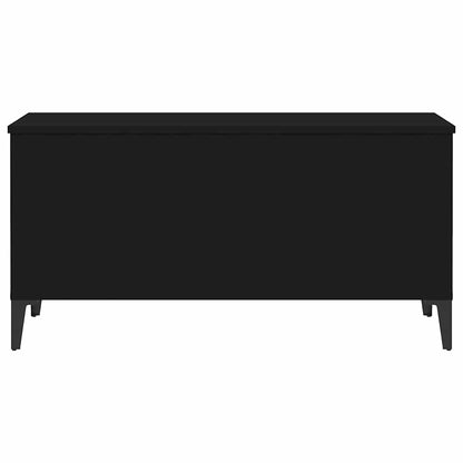 Coffee Table Black 90x44.5x45 cm Engineered Wood