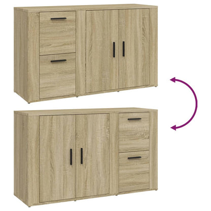 Sideboard Sonoma Oak 100x33x59.5 cm Engineered Wood