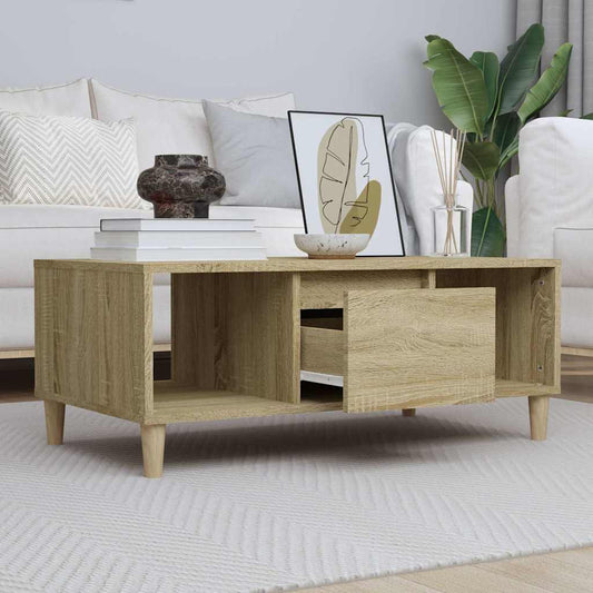 Coffee Table Sonoma Oak 90x50x36,5 cm Engineered Wood