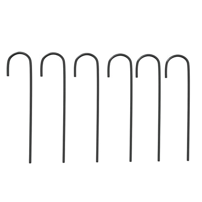 Garden Arch Black Ø180x255 cm Steel