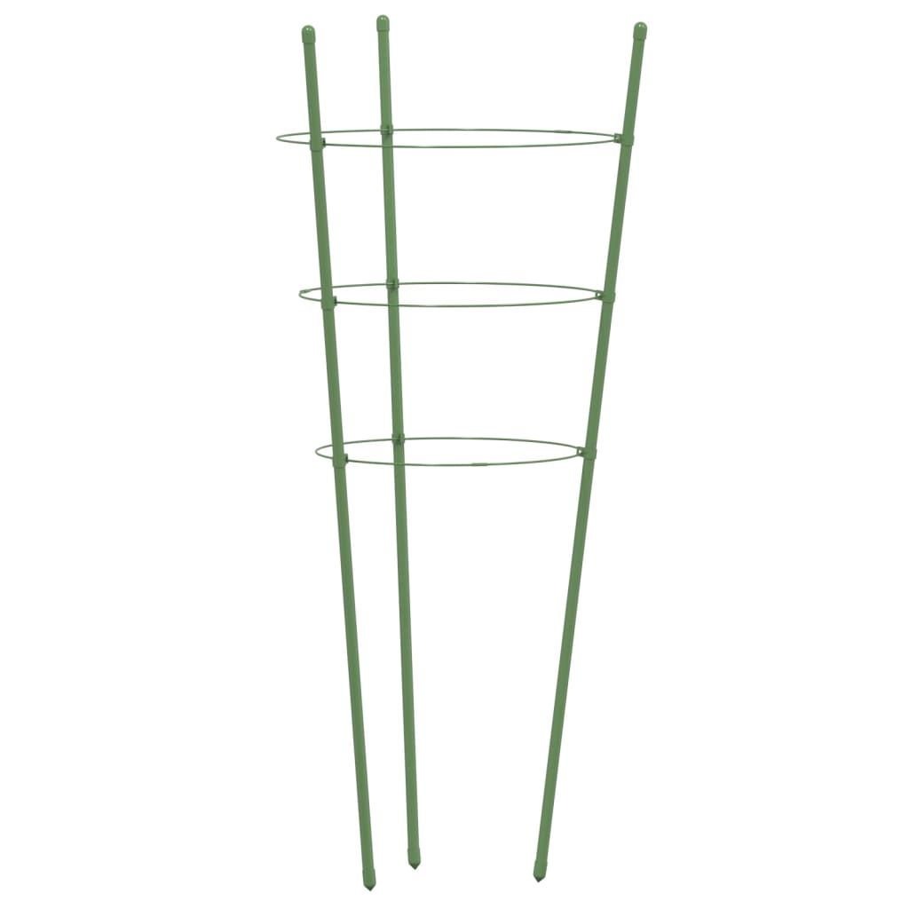 vidaXL Garden Plant Support Set of 5 Green