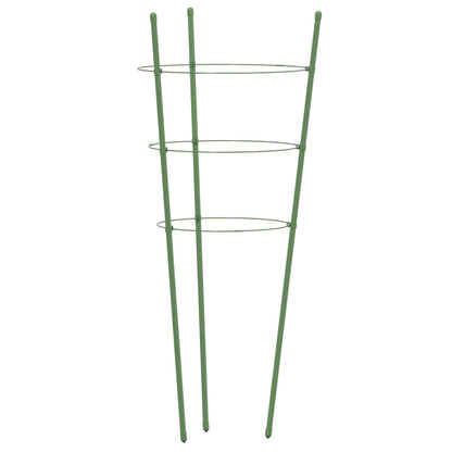 vidaXL Garden Plant Support Set of 5 Green