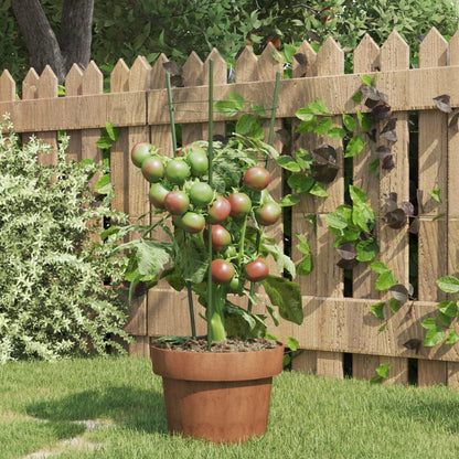 vidaXL Garden Plant Support Set of 5 Green