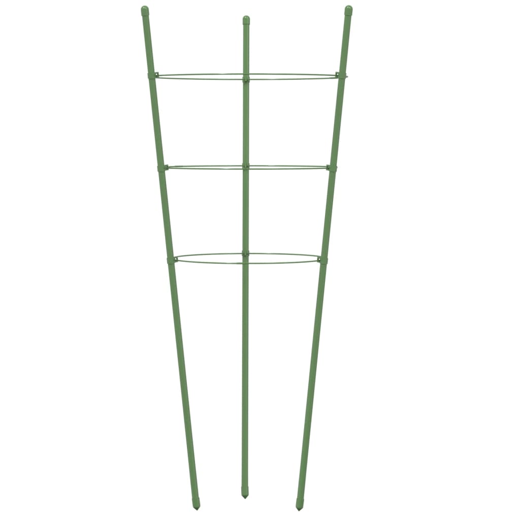 vidaXL Garden Plant Support Set of 5 Green